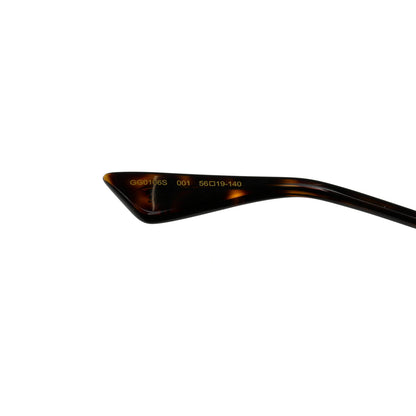 Gucci Acetate Oversize Square Frame GG0106S Sunglasses Black 6 of 7