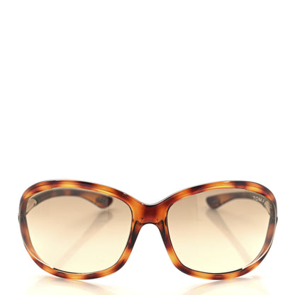 Tom Ford Acetate Jennifer Sunglasses TF8 Tortoise 2 of 7