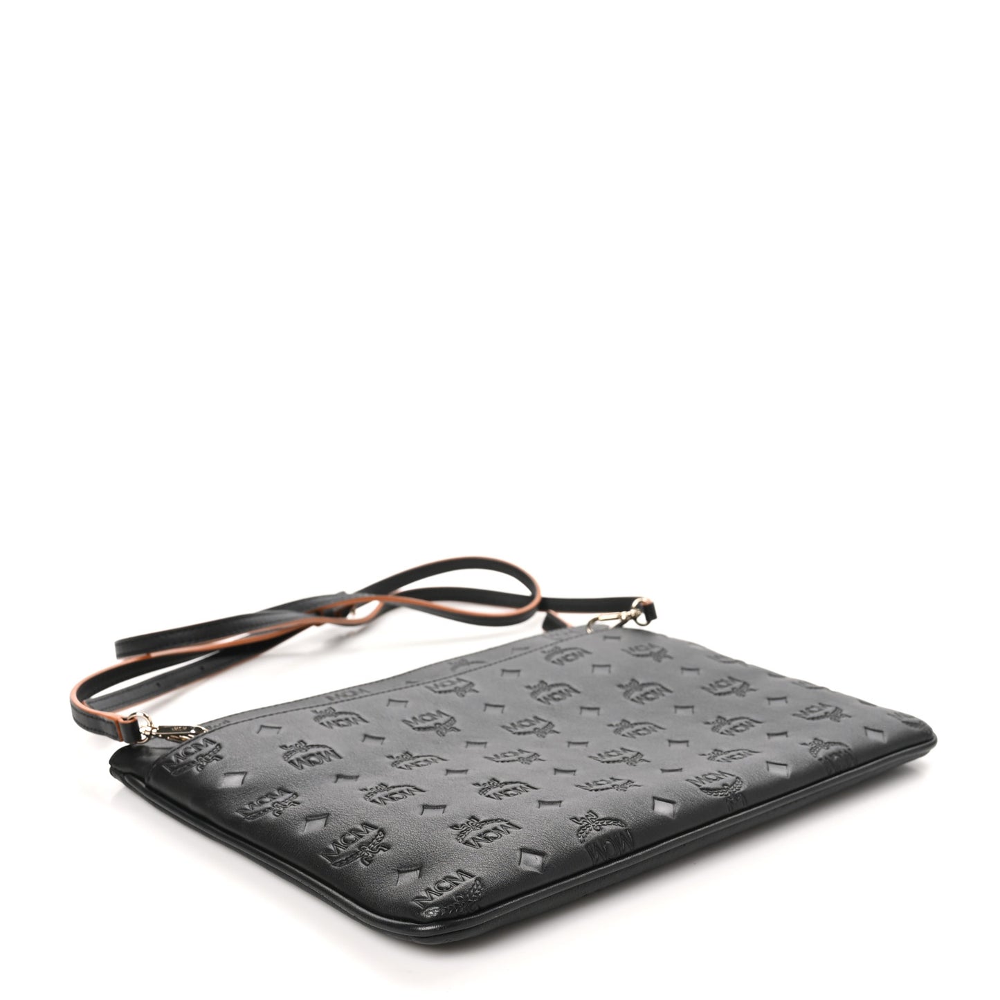 Calfskin Monogram Klara Crossbody Pouch Black