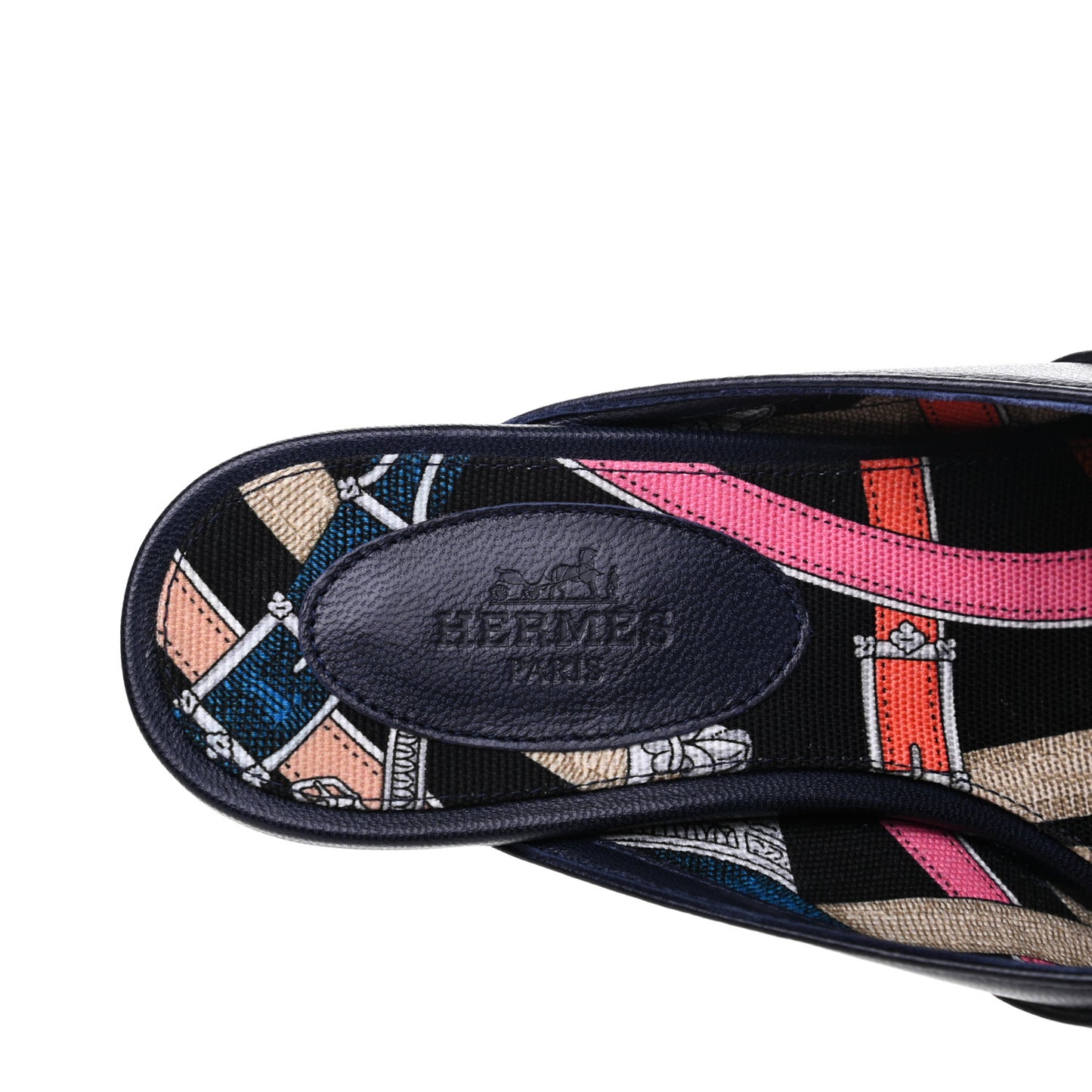 Goatskin Oz Mules 35 Bleu Indigo