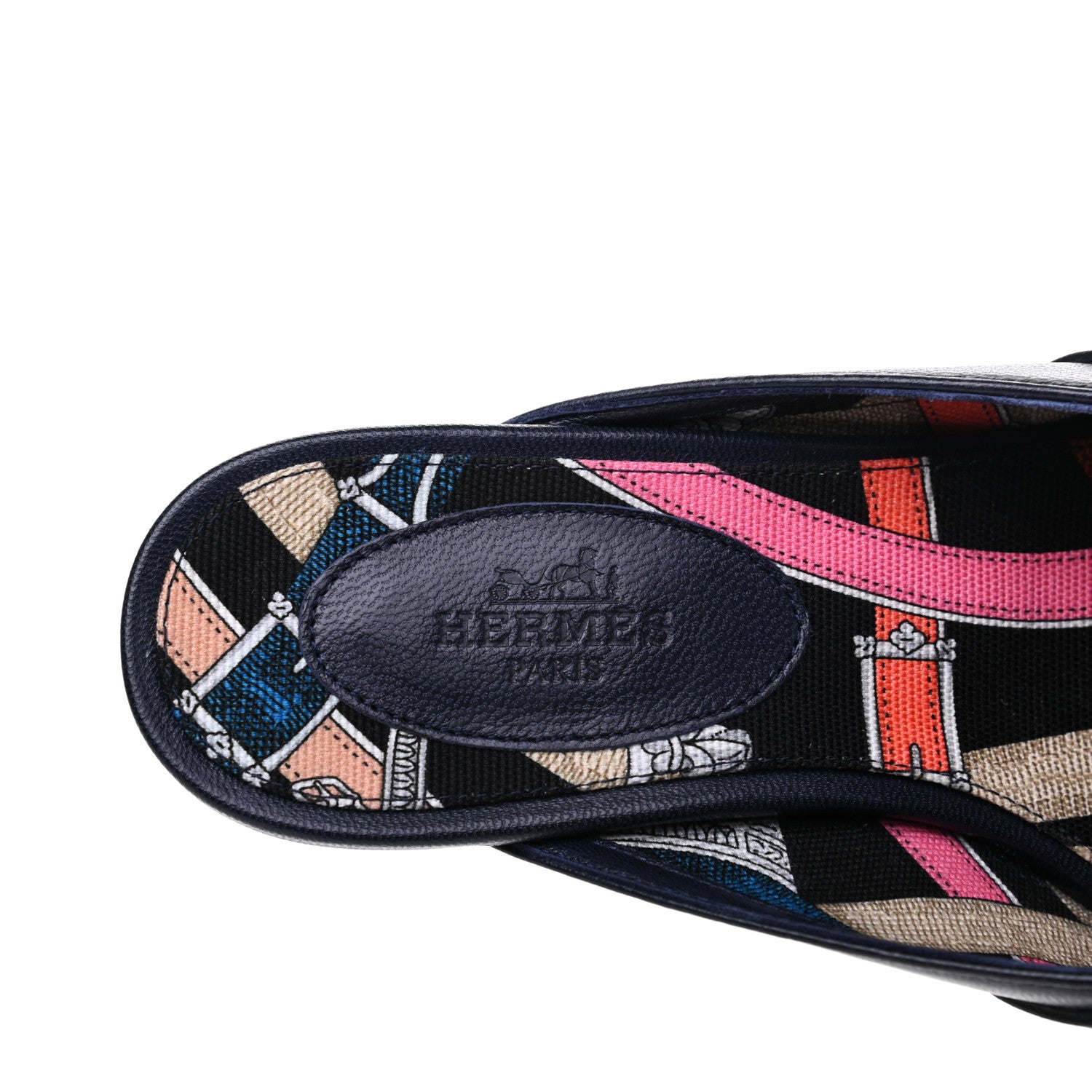 Hermes Goatskin Oz Mules 35 Bleu Indigo 7 of 10
