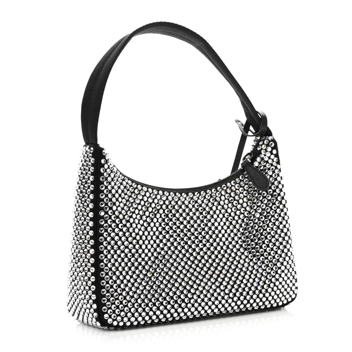 Prada Satin Crystal Mini Re-Edition 2000 Bag Cristal 4 of 8