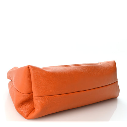 Gucci Grained Calfskin Softbit Maxi Shoulder Bag Orange 4 of 9