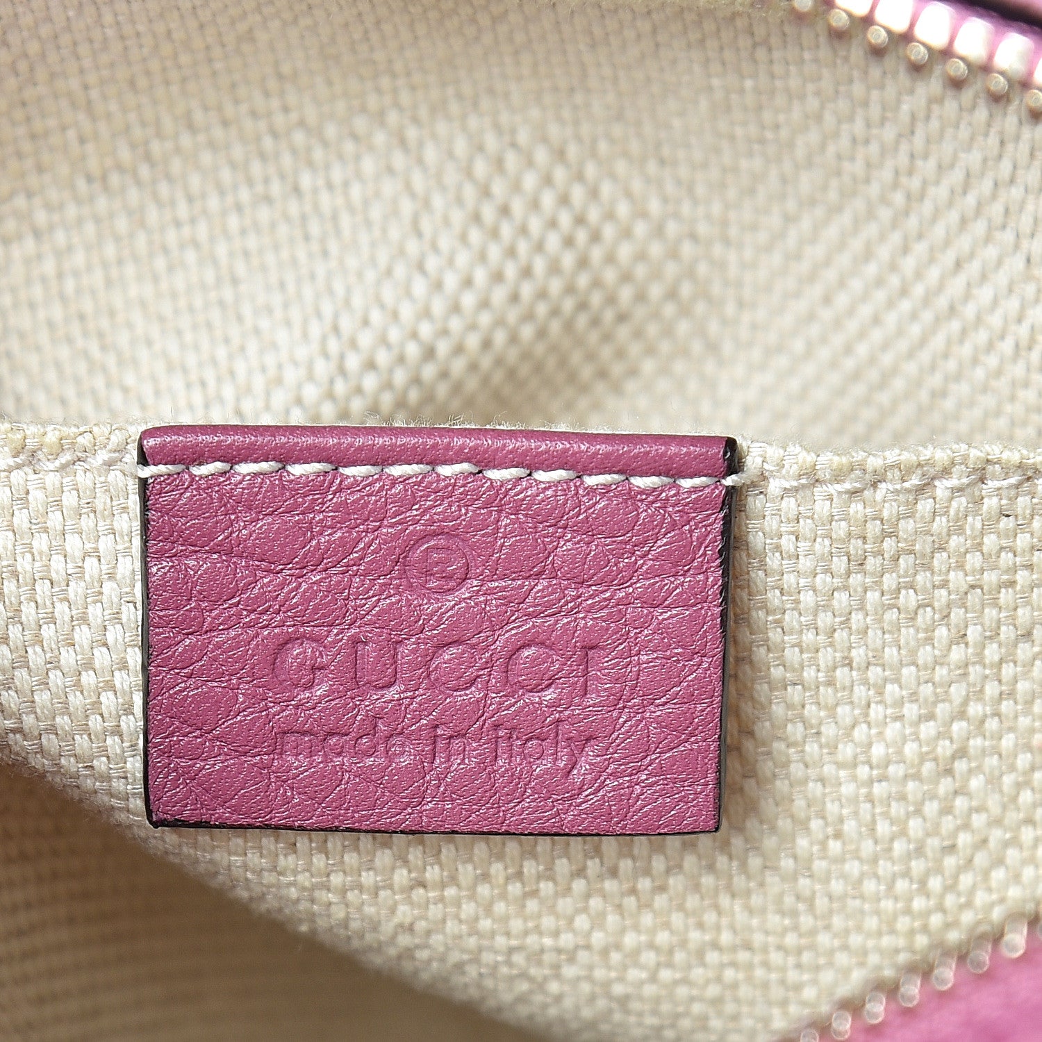 Gucci Pebbled Calfskin Small Soho Disco Bag Peonia Flower 5 of 13