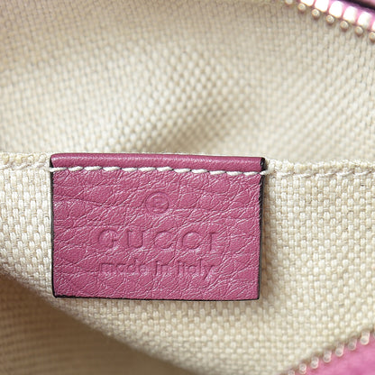 Gucci Pebbled Calfskin Small Soho Disco Bag Peonia Flower 5 of 13