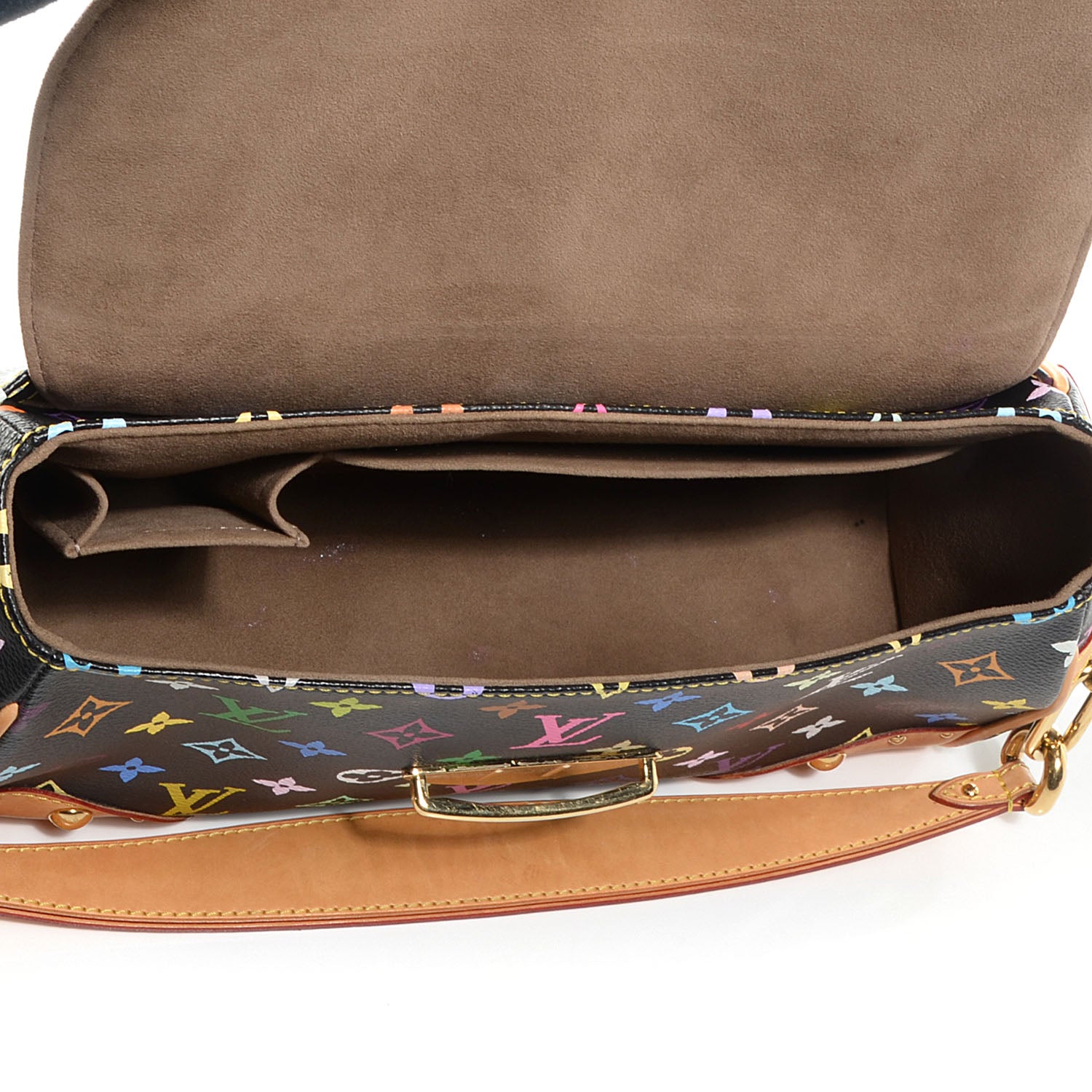 Louis Vuitton Monogram Multicolor Beverly MM Black 5 of 10