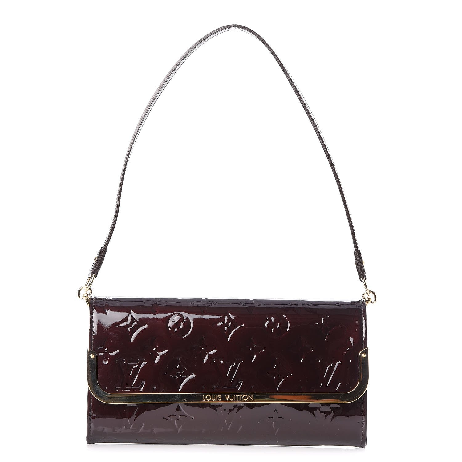 Louis Vuitton Vernis Rossmore MM Amarante 1 of 6