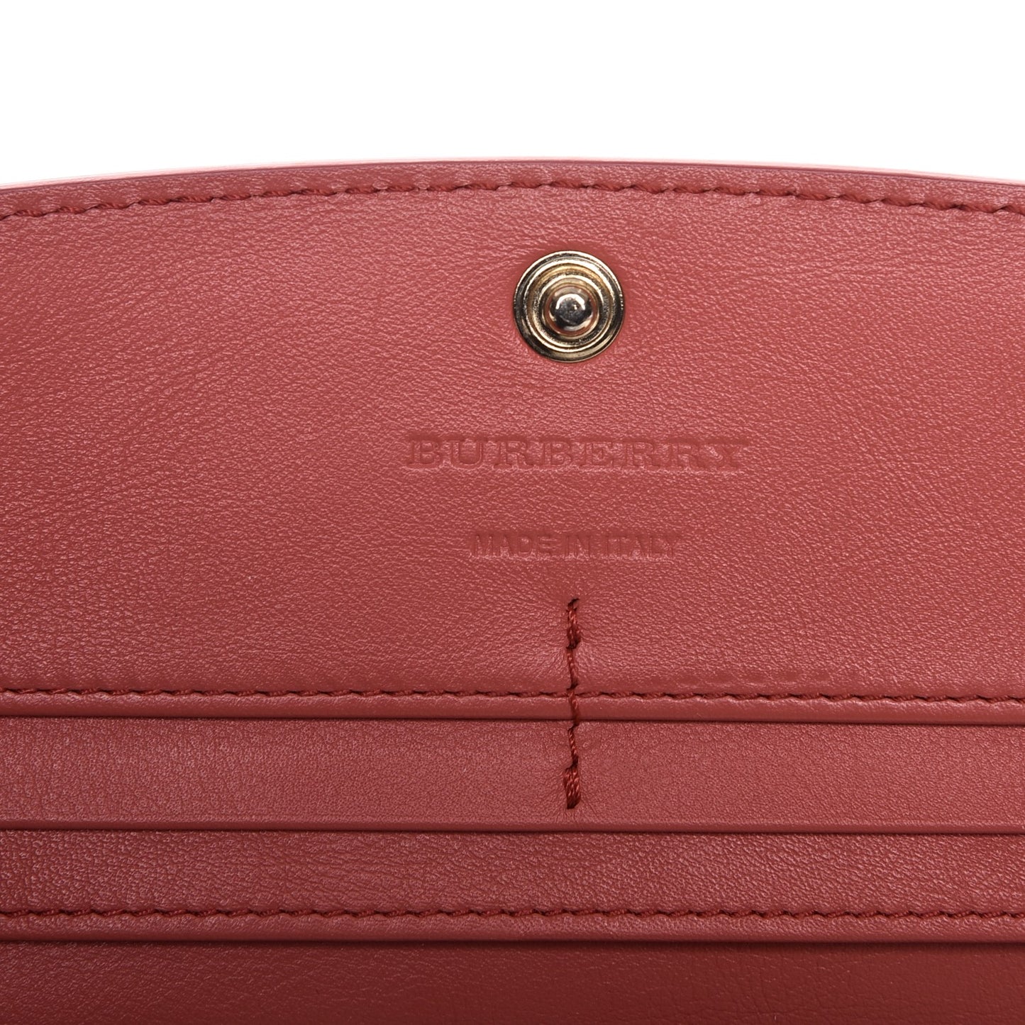 Calfskin Horseferry Check Porter Continental Wallet Coral Pink