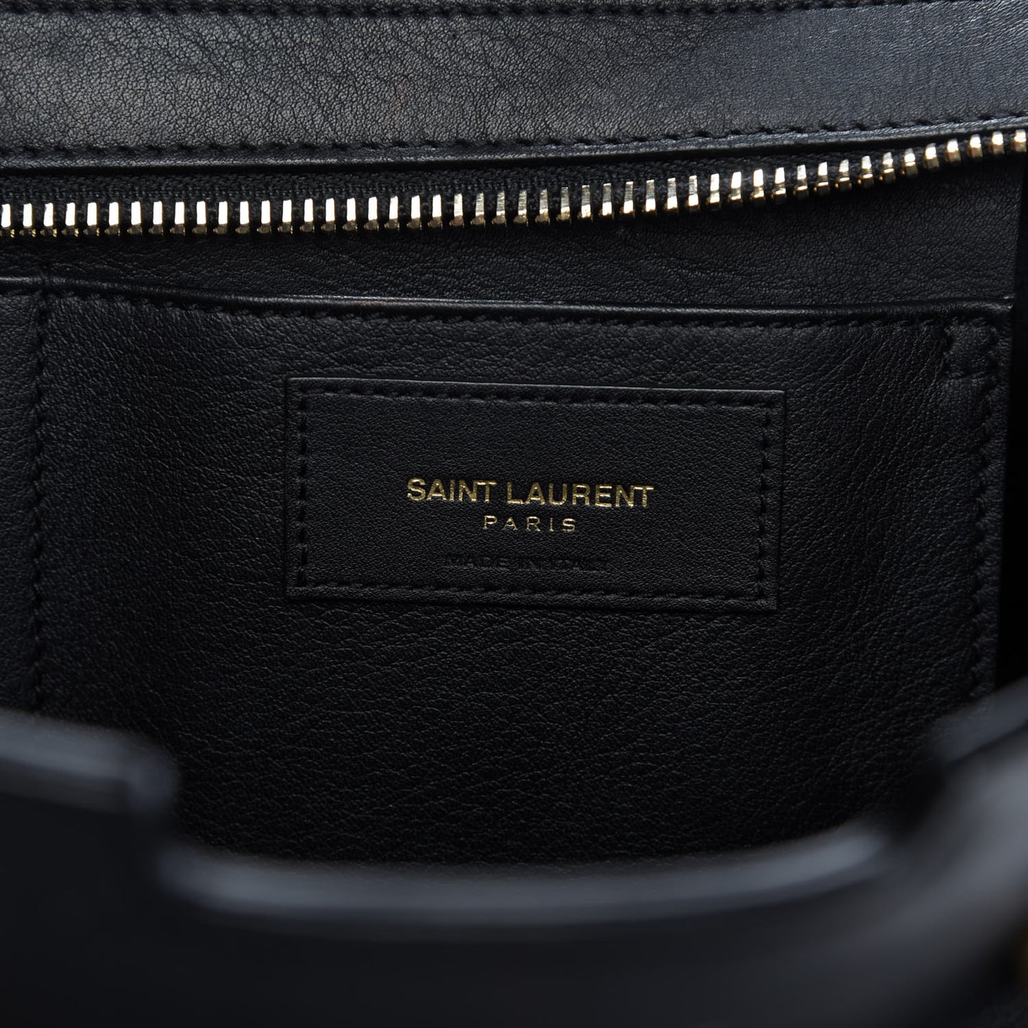 Smooth Calfskin Small Monogram Cabas Black