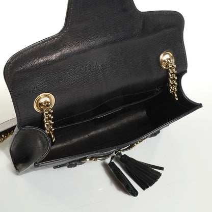 Gucci Calfskin Medium Emily Shoulder Bag Black 5 of 10