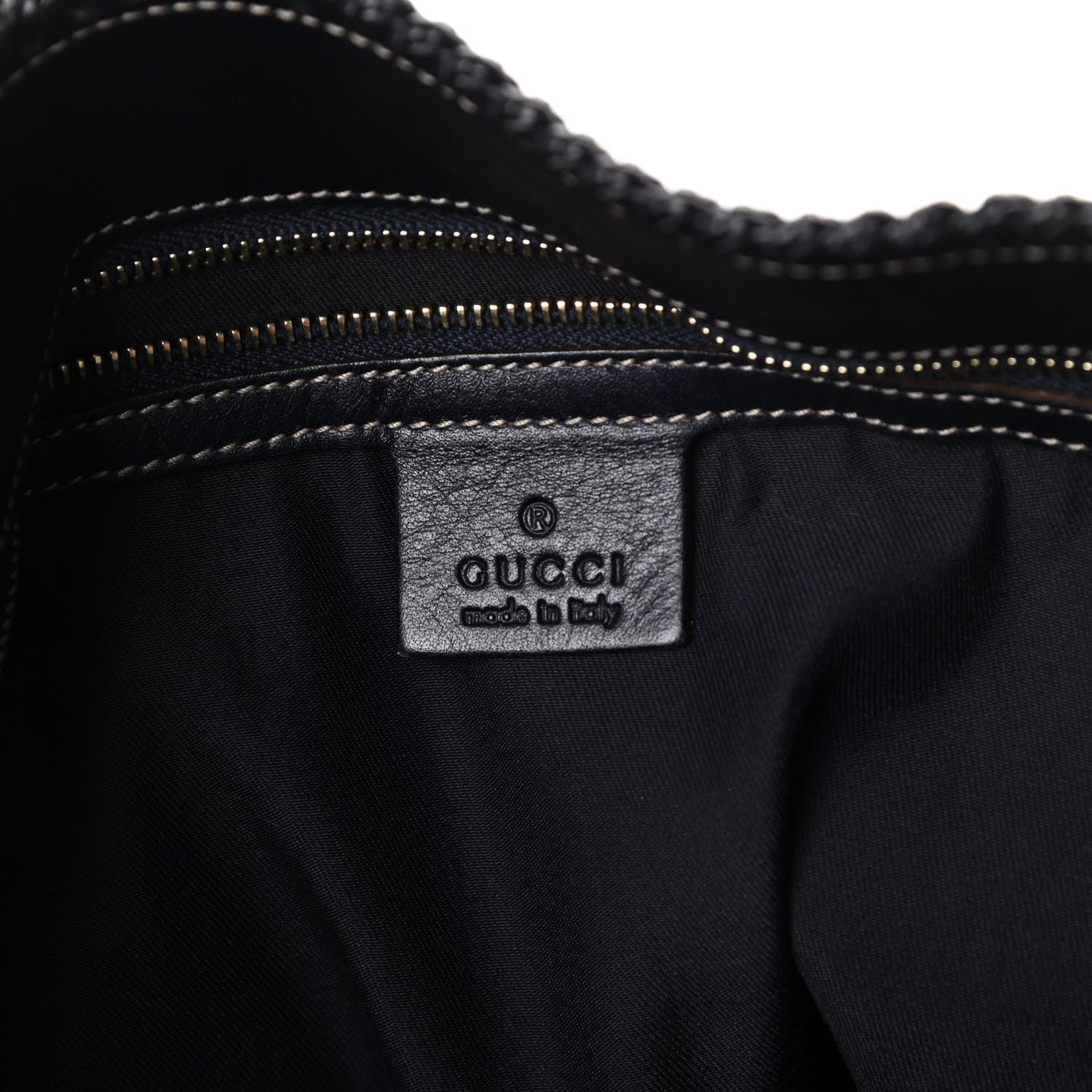 Gucci Calfskin Large Horsebit Chain Hobo Black 6 of 9