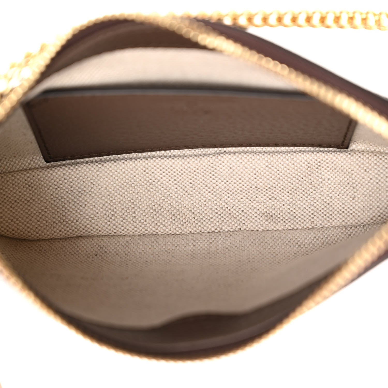 Gucci GG Supreme Monogram Textured Dollar Calfskin Mini Ophidia Chain Bag Beige Ebony 5 of 9