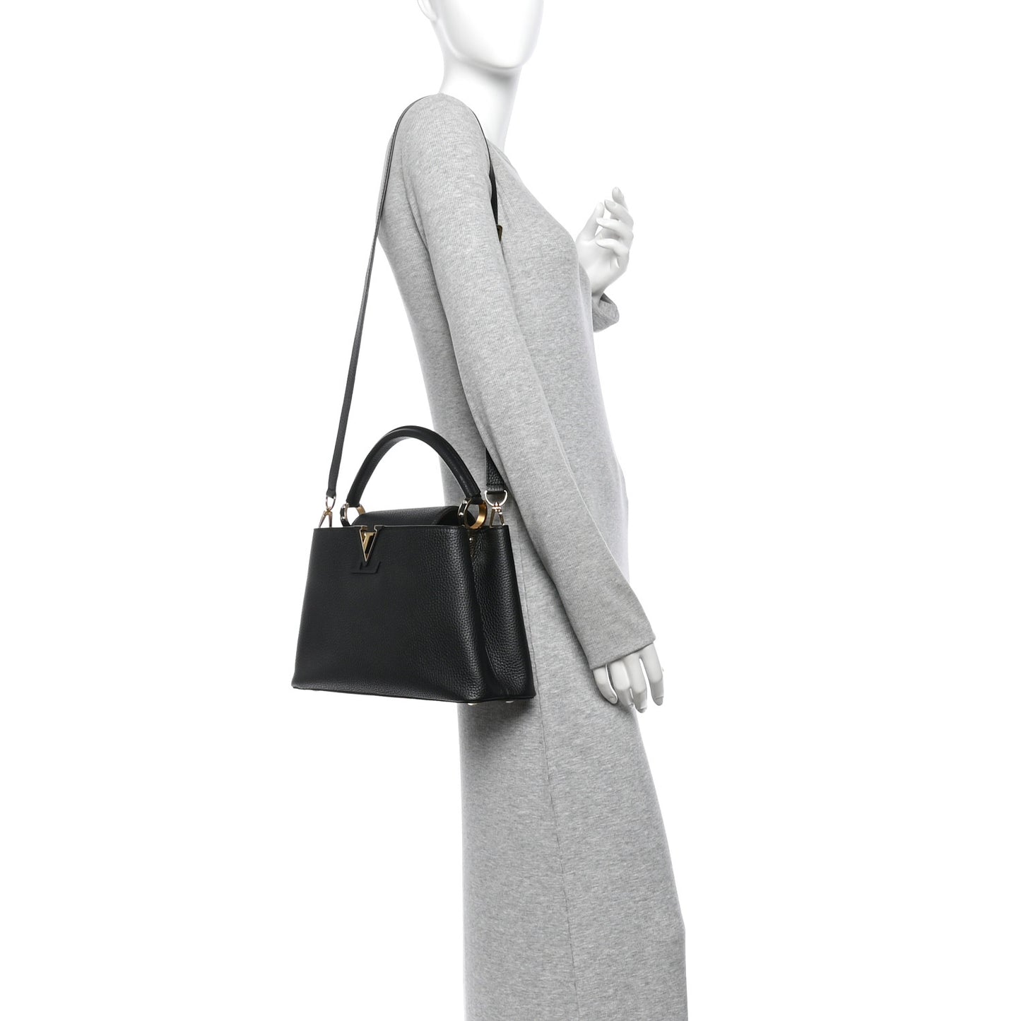 Taurillon Capucines PM Black