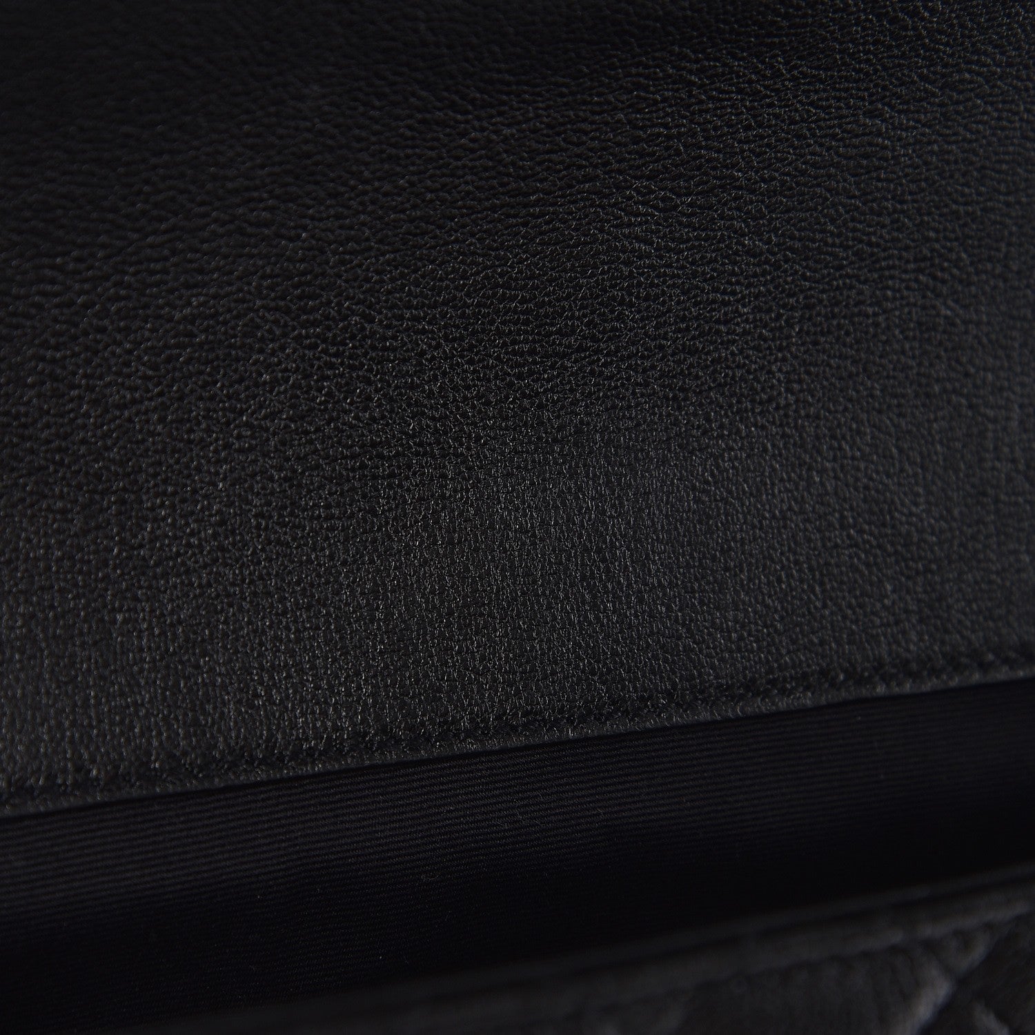 Saint Laurent Sheepskin Tri-Quilt Monogram Medium College Bag Black 9 of 9