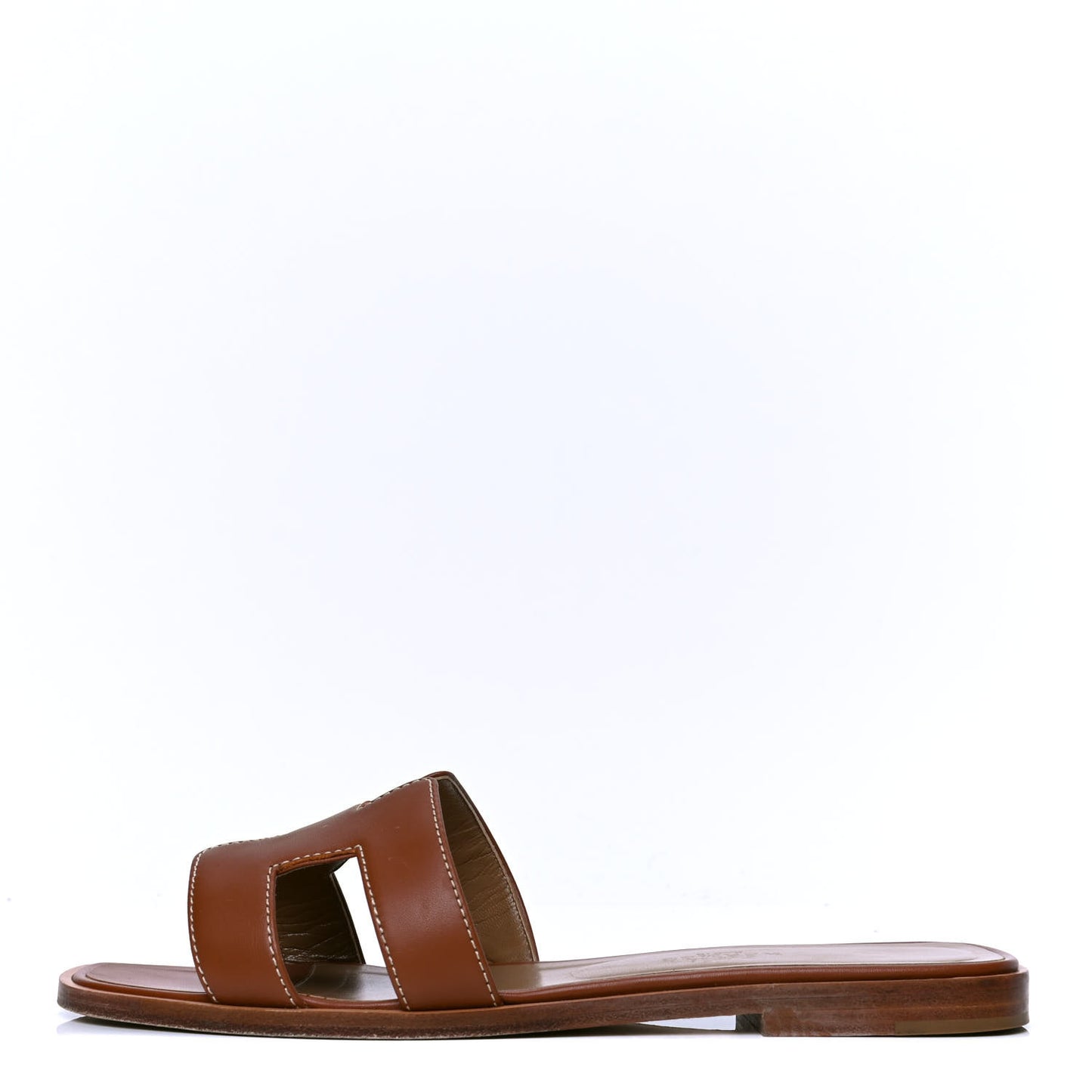 Box Calfskin Oran Sandals 37 Gold