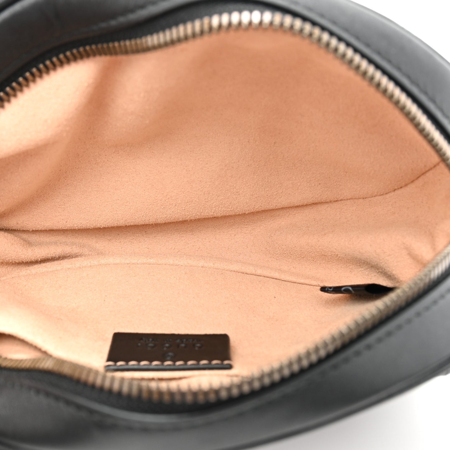 Calfskin Matelasse GG Marmont Belt Bag 95 38 Black