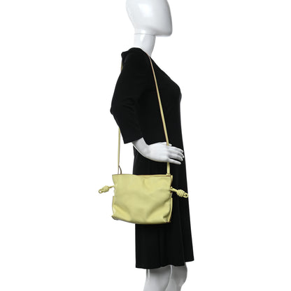 Loewe Calfskin Mini Flamenco Knot Bag Yellow 2 of 8
