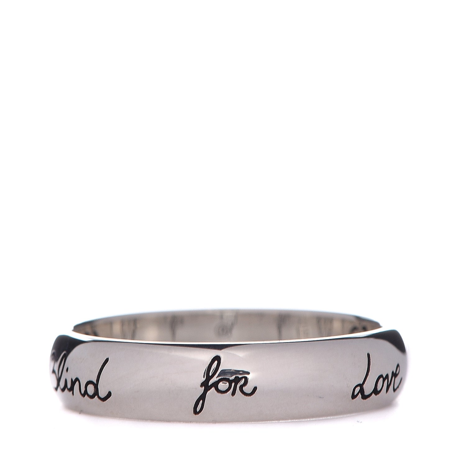 Sterling Silver Blind for Love Band Ring 61 9.5