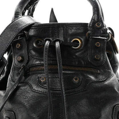 Balenciaga Agneau Classic Hardware Mini Pompon Dark Night 8 of 11