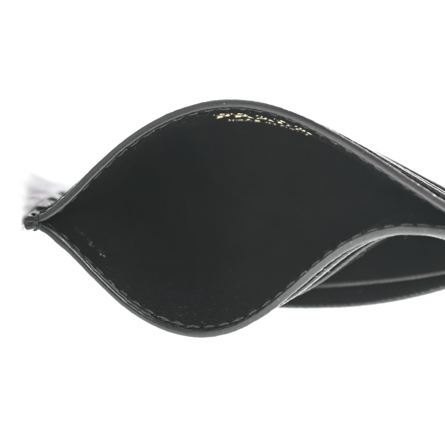 Prada Saffiano Metal Card Holder Black 5 of 7