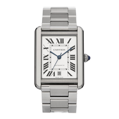 Cartier Stainless Steel 31mm Tank Solo Automatic Watch 1 of 5