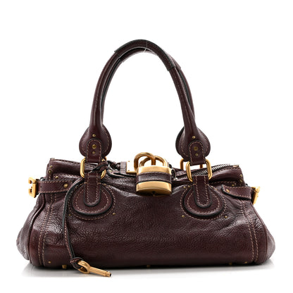 Chloe Calfskin Medium Paddington Satchel Chocolate 1 of 13