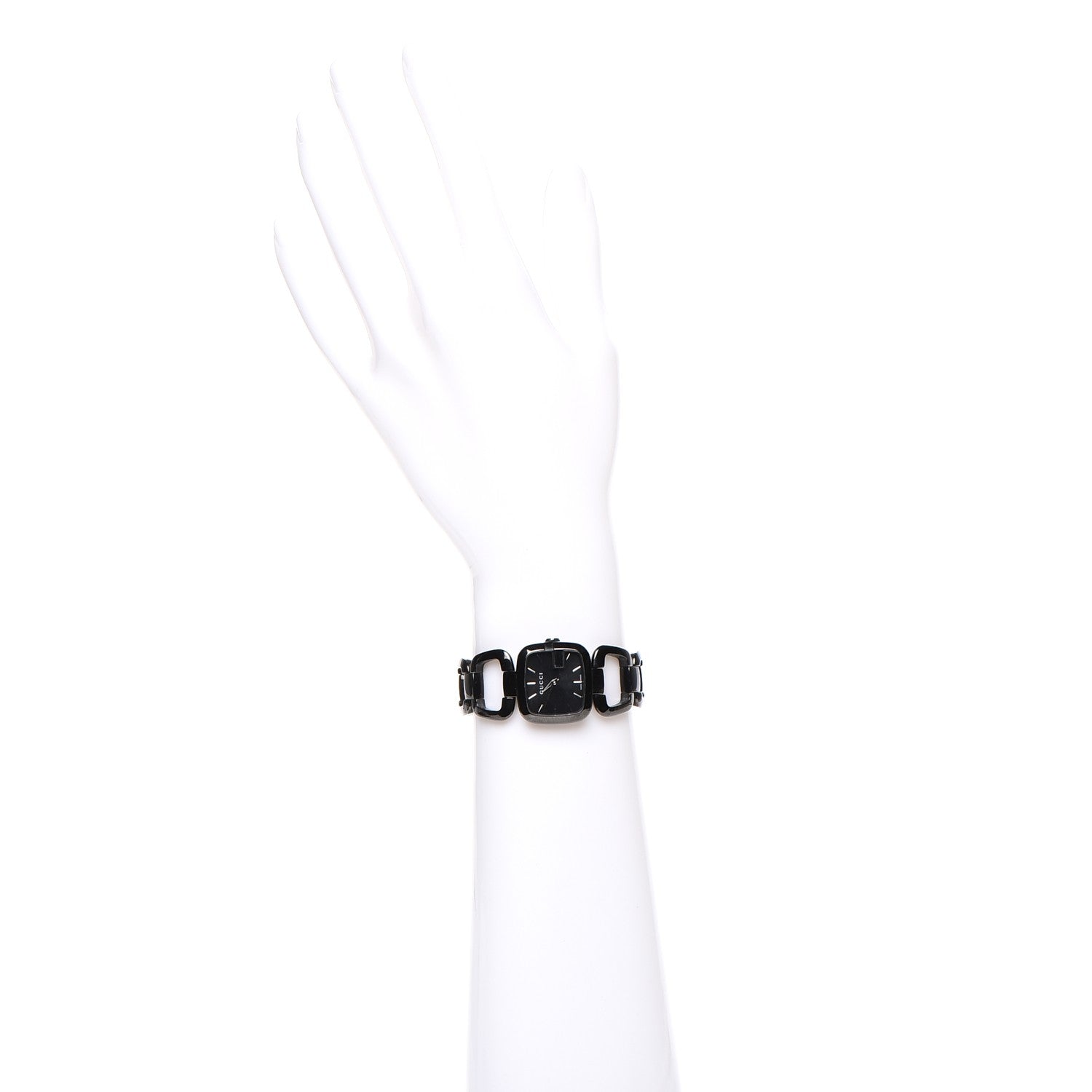 Gucci PVD Stainless Steel 24mm G-Gucci Square Quartz Watch Black 2 of 7