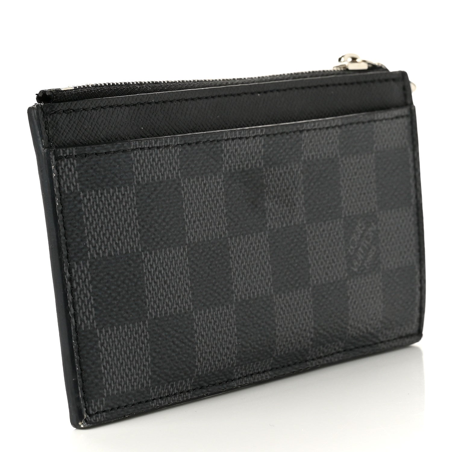 Louis Vuitton Damier Graphite Taiga Coin Card Holder 3 of 6