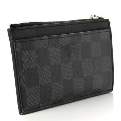 Louis Vuitton Damier Graphite Taiga Coin Card Holder 3 of 6