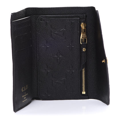 Louis Vuitton Empreinte Compact Curieuse Wallet Black 5 of 9