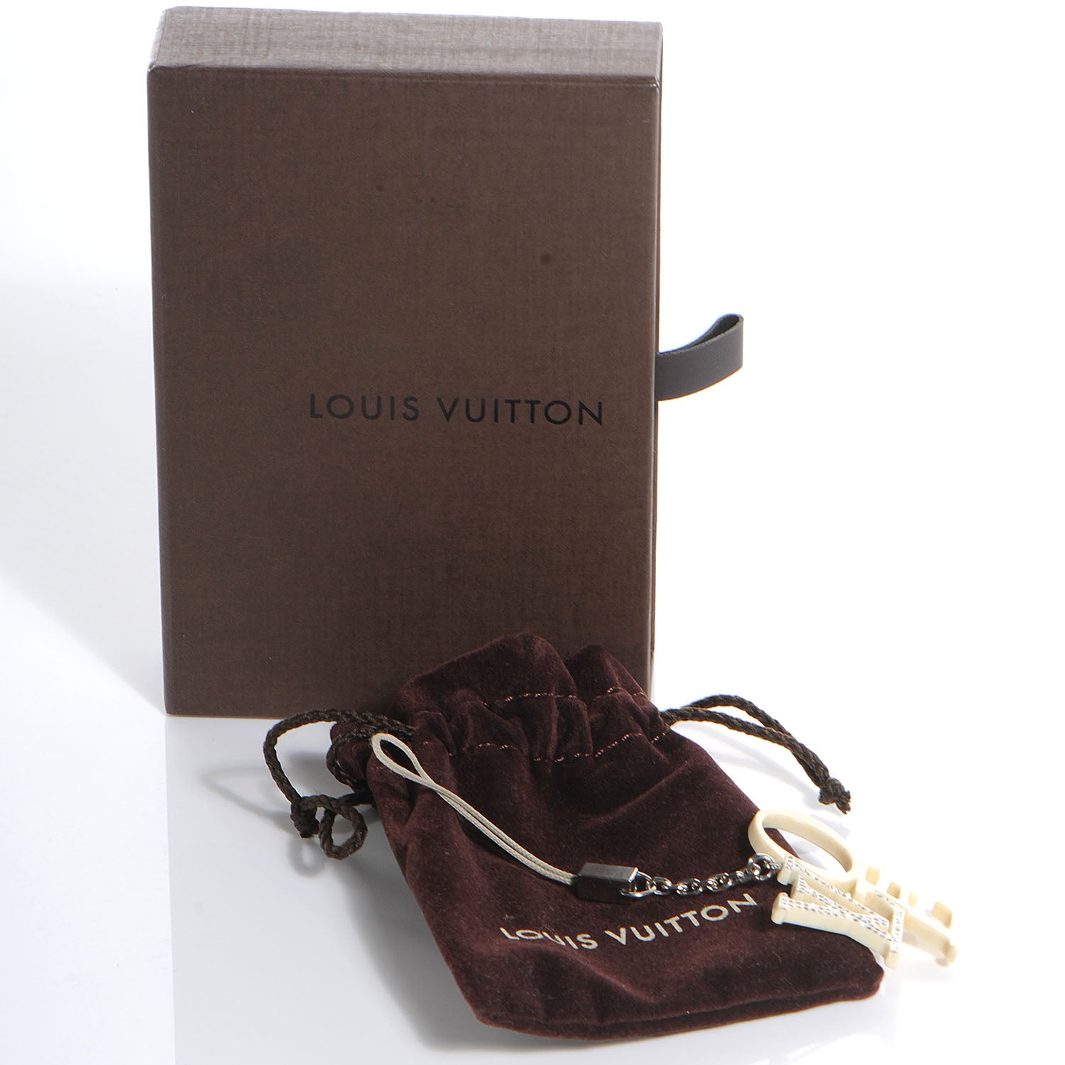 Louis Vuitton Crystal Thats Love LVoe Phone Charm 4 of 4