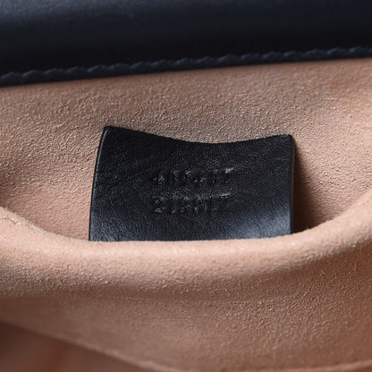 Gucci GG Supreme Monogram Bees Small Padlock Shoulder Bag Black 7 of 14