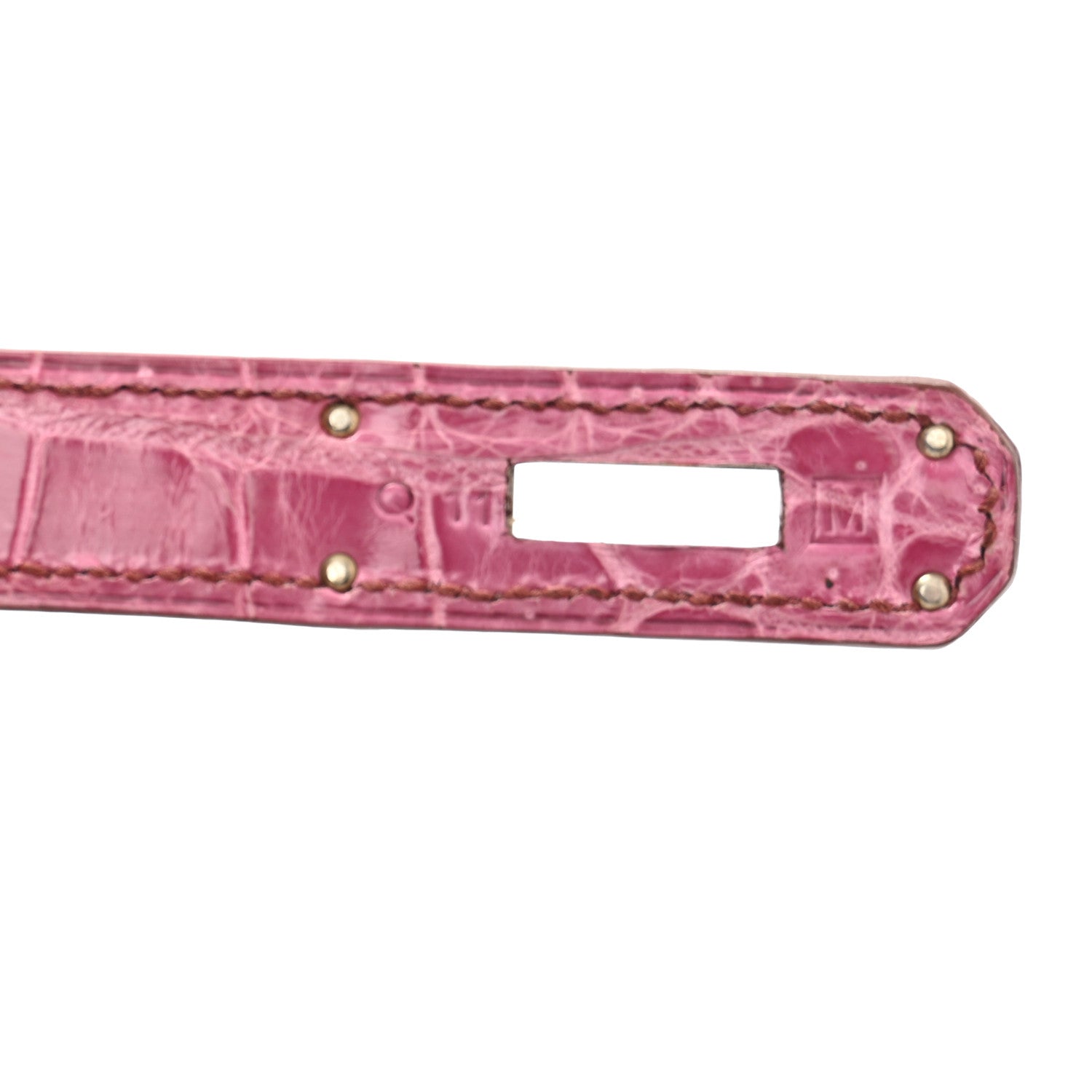 Hermes Shiny Porosus Crocodile Birkin 30 Fuchsia 7 of 10
