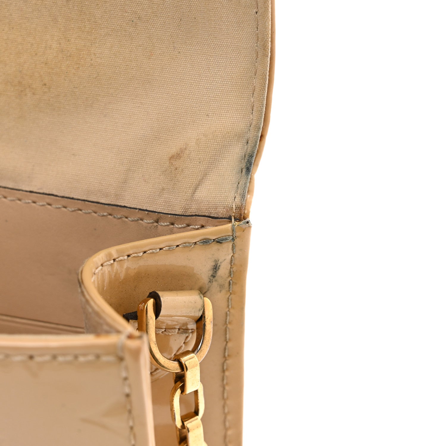 Louis Vuitton Vernis Ana Clutch Dune 11 of 12