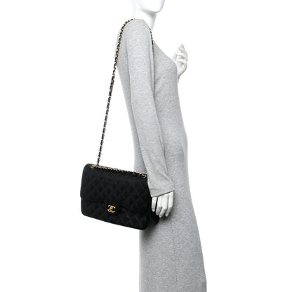 Chanel Caviar Quilted Jumbo Double Flap Black 2 of 12