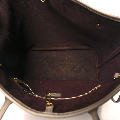 Louis Vuitton Empreinte Monogram Giant Neverfull MM Tourterelle 6 of 17