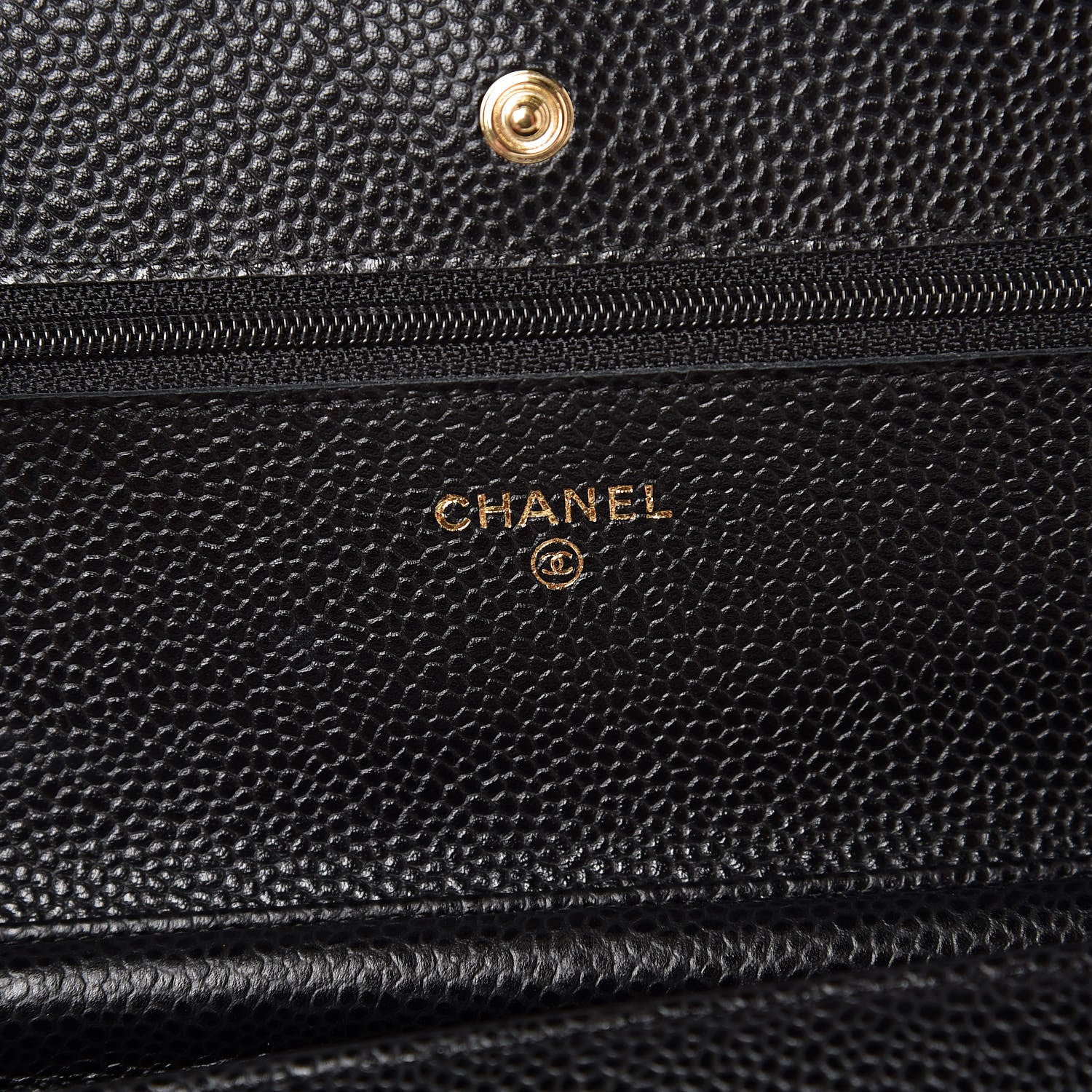 Chanel Caviar Quilted Wallet On Chain WOC Black 6 of 9