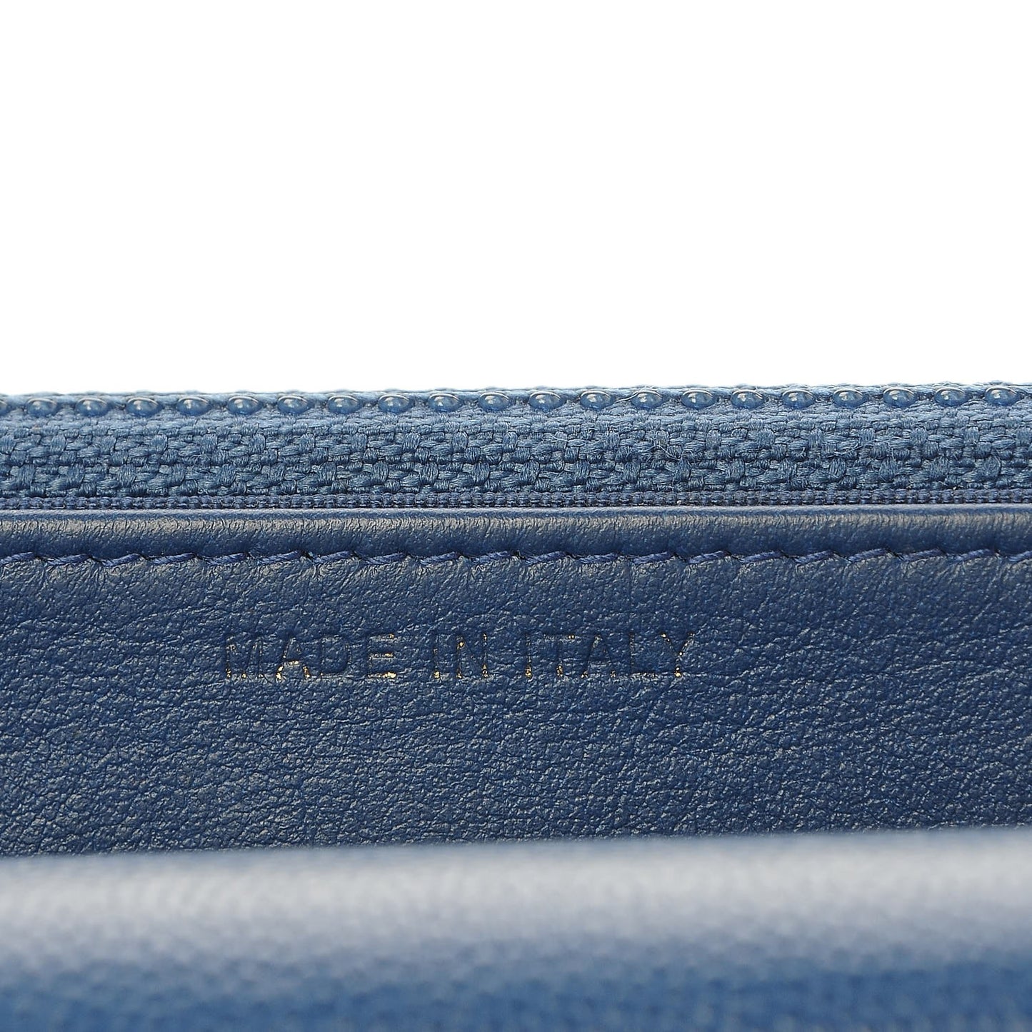 Caviar Quilted Boy Wallet On Chain WOC Dark Blue