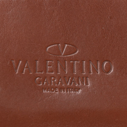Valentino Garavani Calfskin Floral Applique Tote Brown 14 of 19