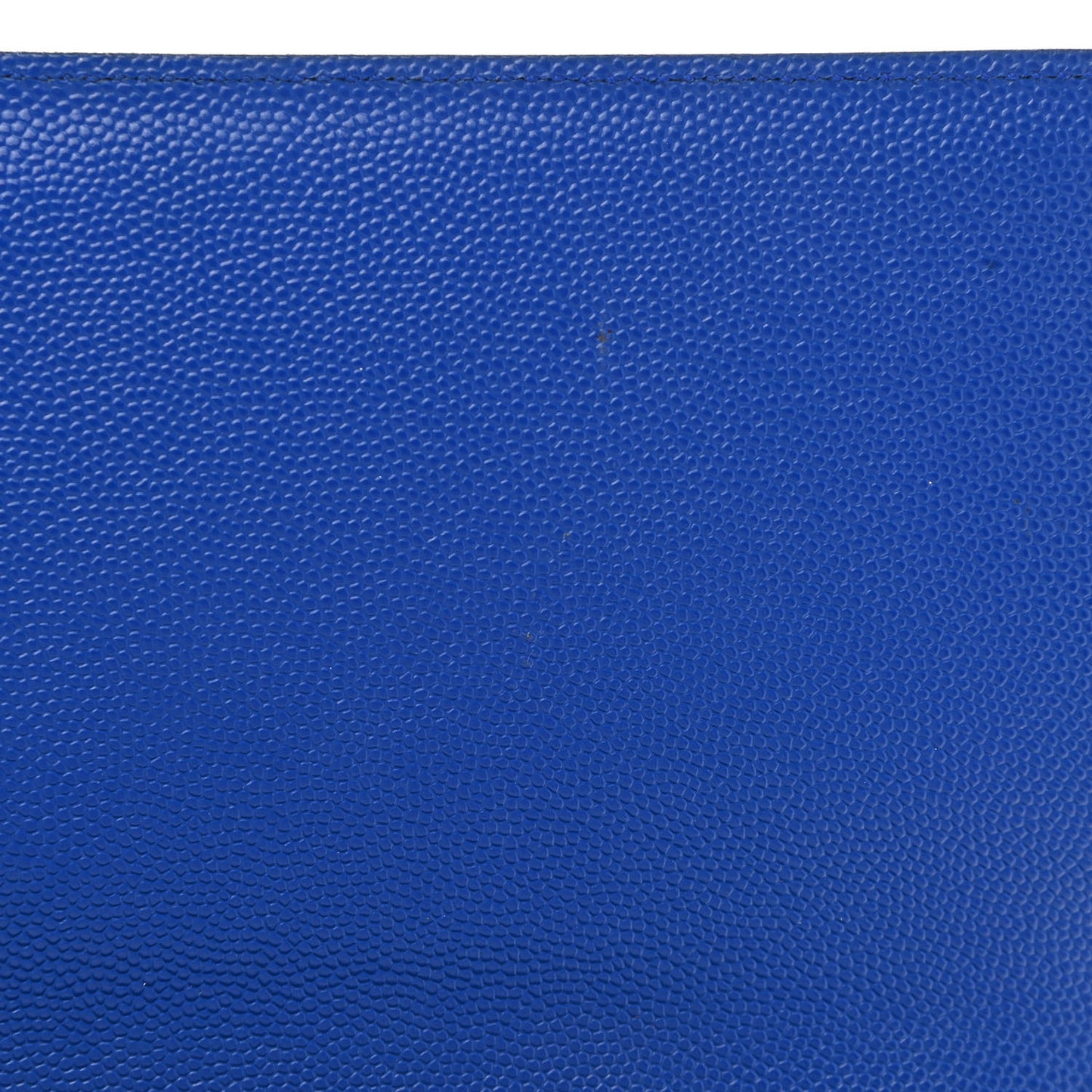 Grain De Poudre Classic Monogram Cassandre Clutch Blue Majorelle
