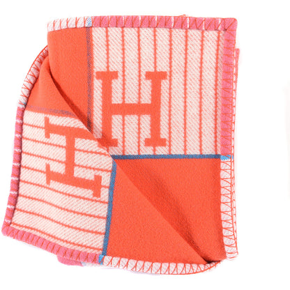 Hermes Wool Cashmere Avalon Passe-Passe Blanket Figue 2 of 3