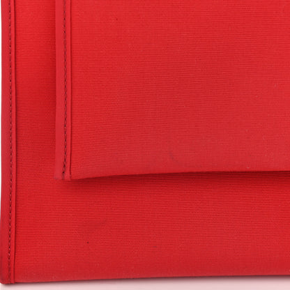 Hermes Vache Hunter Toile Herbag Zip 31 PM Rouge Tomate Natural 12 of 12