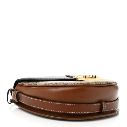 Gucci GG Supreme Monogram Calfskin Small Padlock Messenger Shoulder Bag Beige Black Cuir 4 of 10