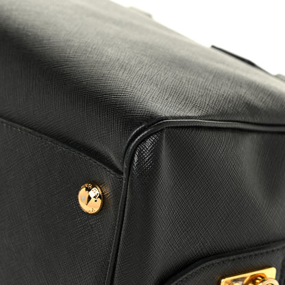 Prada Saffiano Lux Bowler Black 12 of 14