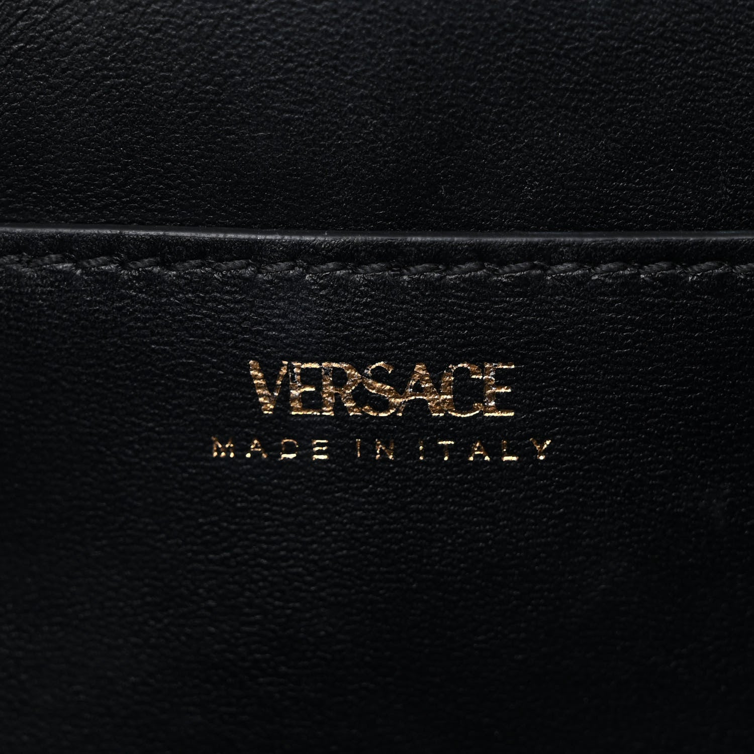 Versace Grained Calfskin Small La Medusa Top Handle Bag Black 6 of 11