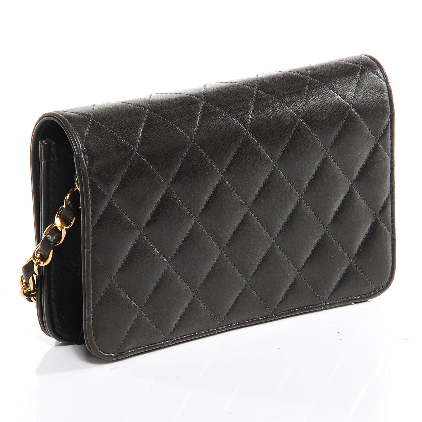 Lambskin Small Flap Bag Black