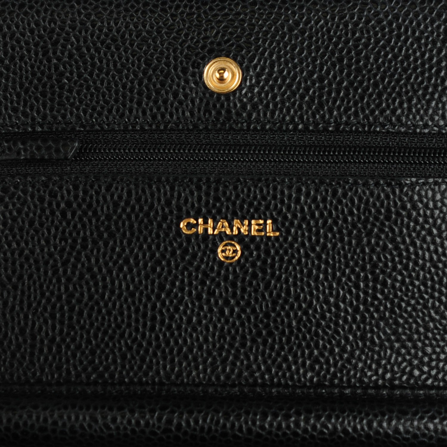 Chanel Caviar Quilted Wallet On Chain WOC Black 6 of 8