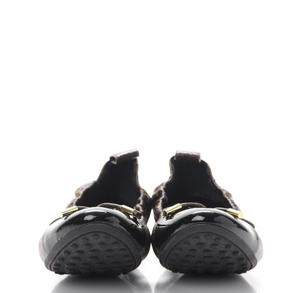 Louis Vuitton Monogram Flirty Ballerina Flats 36.5 Black 2 of 8