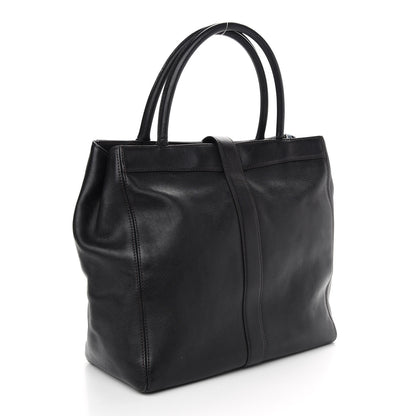 Chanel Lambskin CC Tote Black 3 of 14