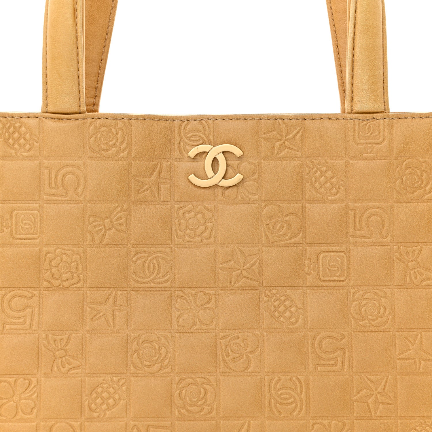 Chanel Lambskin Precious Symbols Shopping Tote Beige 8 of 18